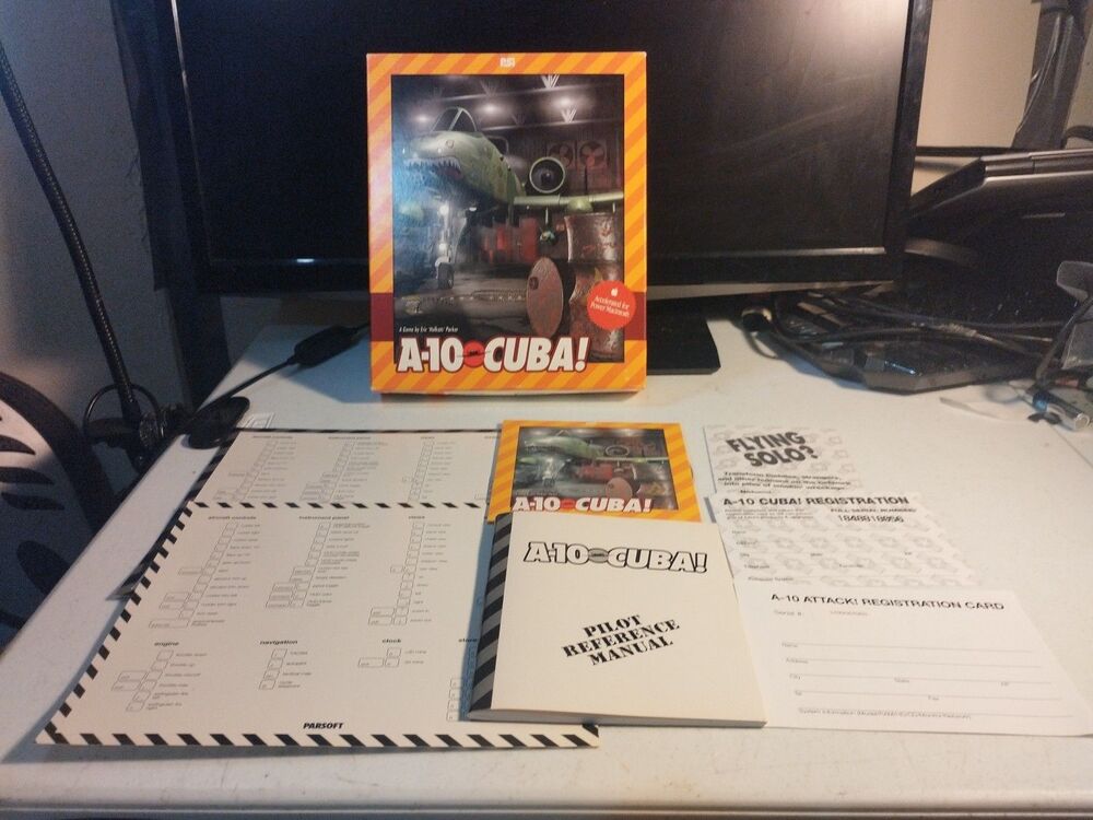 A-10 Cuba: Missions at Guantanamo - 1996 Game For Apple Mac - Complete In Box
